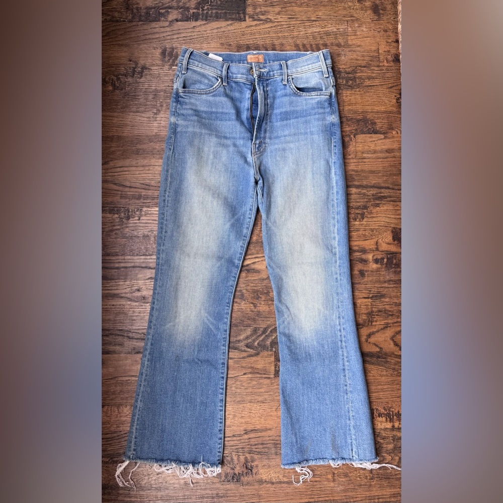 MOTHER The Hustler Ankle Fray Jeans 28
